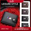 Heiß 2025 Leder Herren Geldbörse Geschenk Münz ID Bargeld Kreditkartenhalter Geldbörsen Für BMW M Performance 1 2 3 5 7 Serie X1X2X3X4X5X6 G20