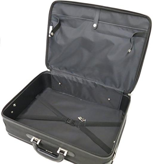 Wellington Soft Attache Case with A3 Y-Shaped Folder, Business Bag for Men, 48cm, 21217