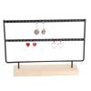 Wrought iron creative earring rack jewelry display shelf household hanging earrings earrings storage earrings jewelry box