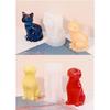 Cats Figurine Silicone Candle Molds Epoxy Resin Molds for Candle Soap Making Fondant Chocolate Mould for Cake Baking