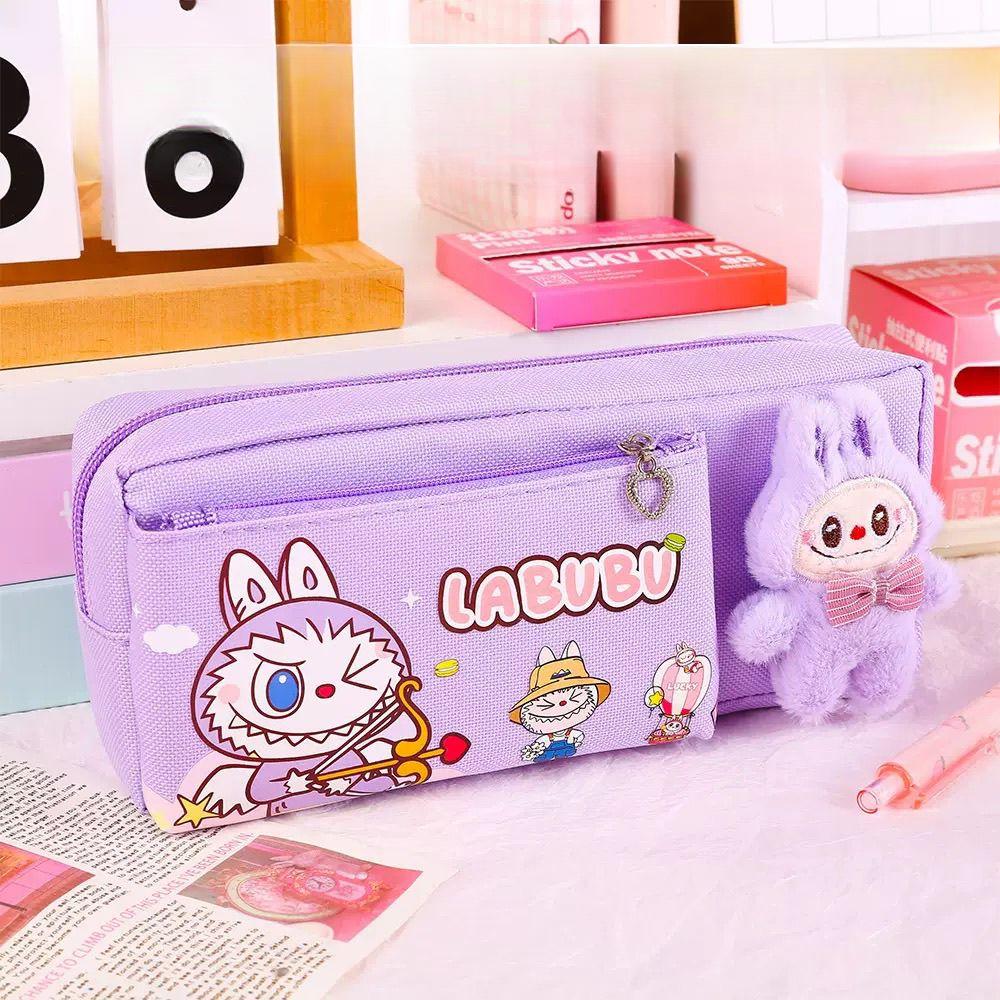 Cute Fashionable Large-capacity Pen Case for Students and Children, Multi-functional Pen Case