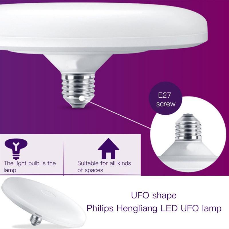 E27 UFO Lamp 220V LED Bulb Super Bright LED Lamps Cold White 20W 30W 40W 60W 100W  Ceiling Lights for Home Lighting Energy Saving