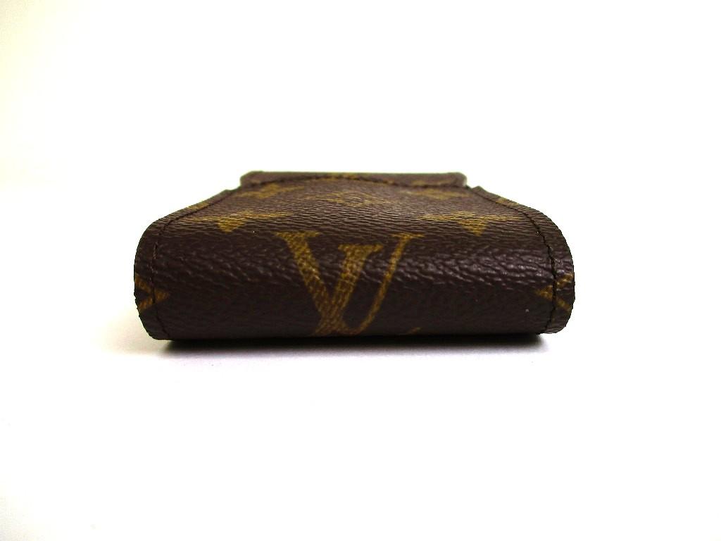 Authentic LOUIS VUITTON Monogram Leather Brown Cigarette Cases #b130  Open box