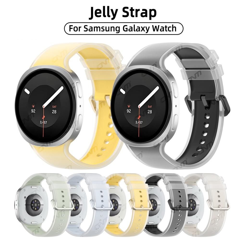 Jelly Watch Band For Samsung Galaxy Watch 9 Strap Replacement Sport Wristband Soft Waterproof Bracelet Breathable Accessories