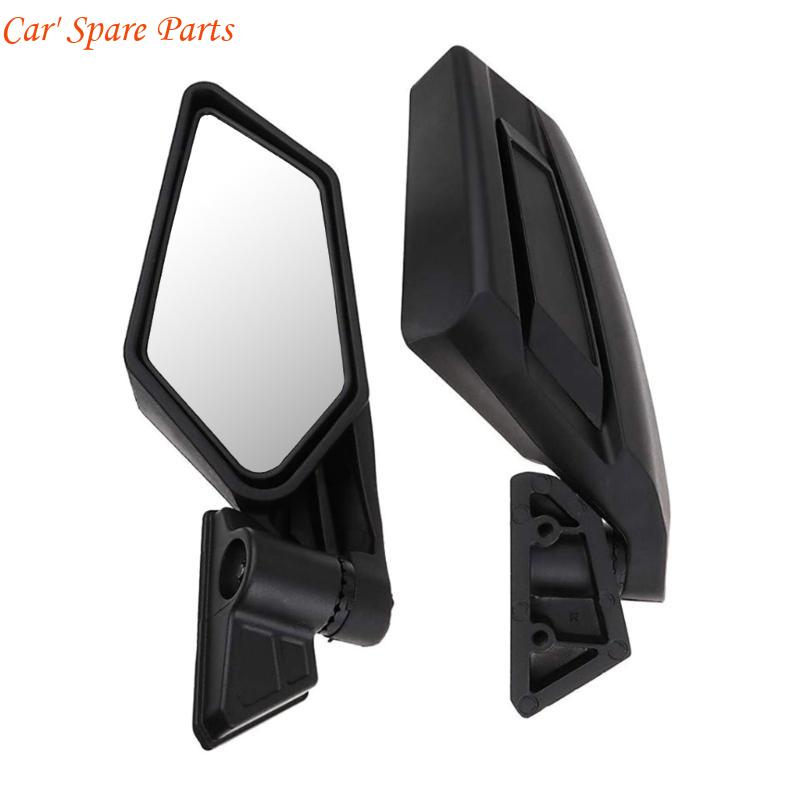 

Y4UA Professional Rear View Mirrors Glass Plastic Side Mirror Adjustable for Can-Am
