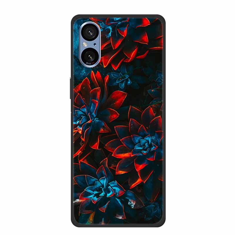 Coole Silikonhülle für Sony Xperia 5 V Hülle Gedruckte Mode Weiche Rückseite für Sony Xperia 5V Hülle Schutzhülle Gedruckte Schalen