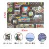 Carecoly Truck Police Vehicle Set - Diecast Car Set with Large Carrier - Alloy Toy Cars with Military Map - Blue