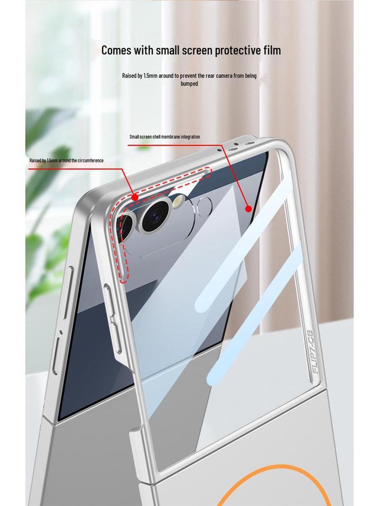 GKK Magnetischer Ring Schutzhülle für Samsung Z Flip7