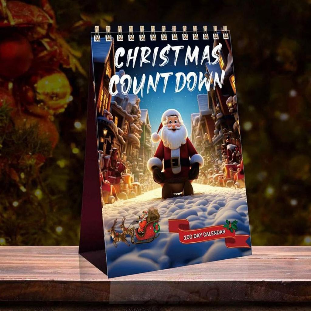 Christmas Countdown Calendar, 100 Days To Christmas, Pattern Calendar