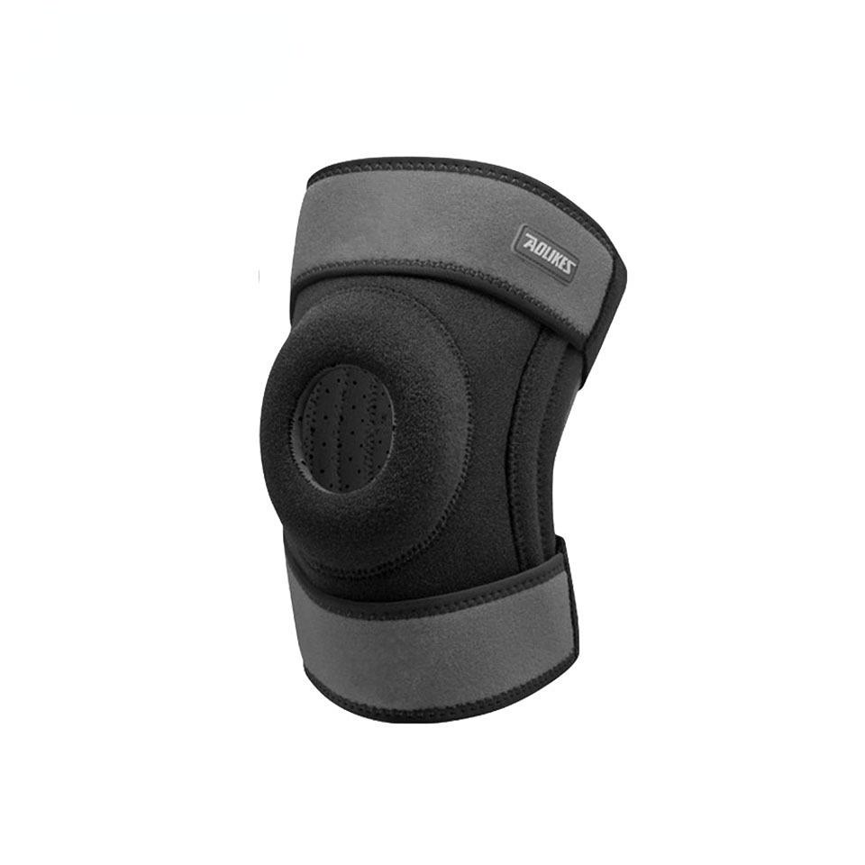 

1 Pcs Sports Knee Pads Four Springs Support Breathable Knee Brace With Side Stabilizers Patella Protector Gel Pads Right