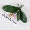 Simulation Phalaenopsis Leaf Artificial Plants Soft Rubber Phalaenopsis Leaf for Flowers Garden Bonsai Decor