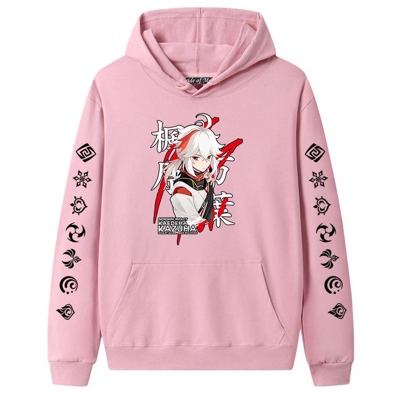 Genshin Impact Mobile Tour Character Maple Yuanwanye hettegenser Langermet genser for menn og kvinner Par Mote Topp fortykket