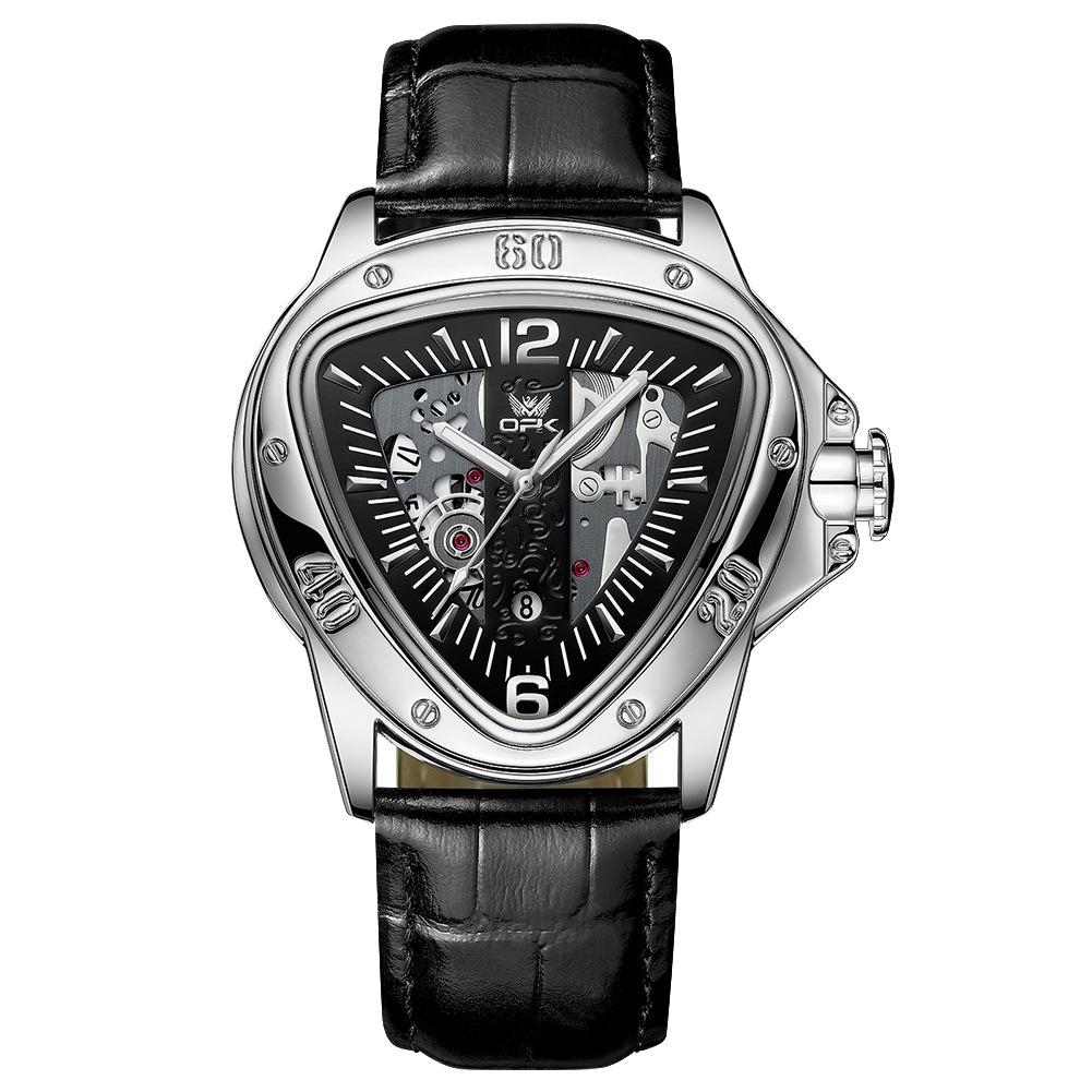 OPK Watch Men's Casual Triangle Large Dial Quartz Watch Men's