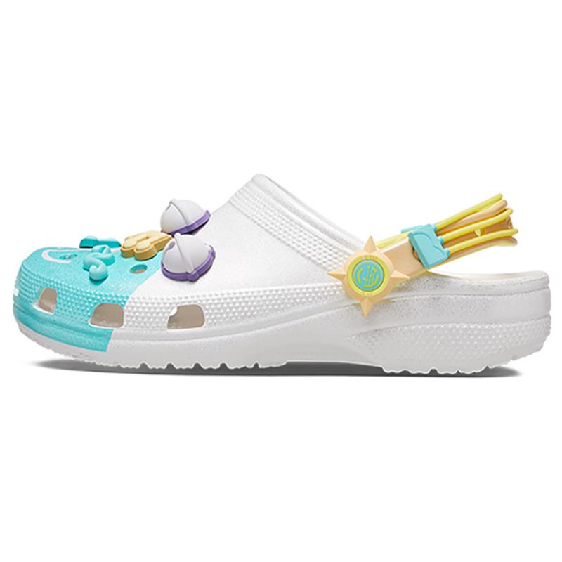 HONOR OF KINGS x Crocs Classic Clog Collaboration, Heavenly Melody Strings Clogs Unisex Silver Cai Wenji Collectible