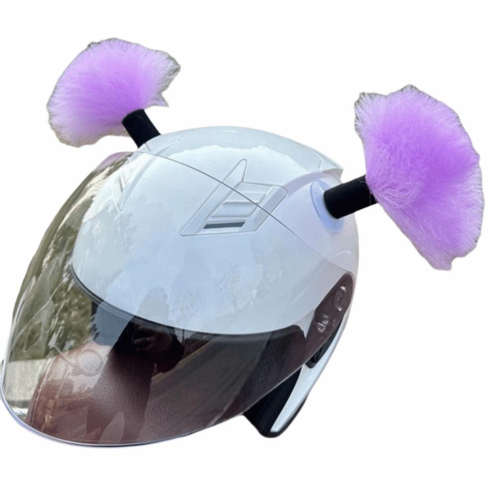 2 ks/Sada Samolepicí copánky na motocyklovou helmu pro motocyklovou cyklistiku lyžování