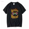 Neues Latino Heat WWF Eddie Guerrero Logo Schwarzes T-Shirt Größen S 5XL Langarm Vintage Gewaschen Streetwear Mode Leicht