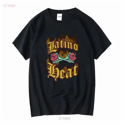 Neues Latino Heat WWF Eddie Guerrero Logo Schwarzes T-Shirt Größen S 5XL Langarm Vintage Gewaschen Streetwear Mode Leicht