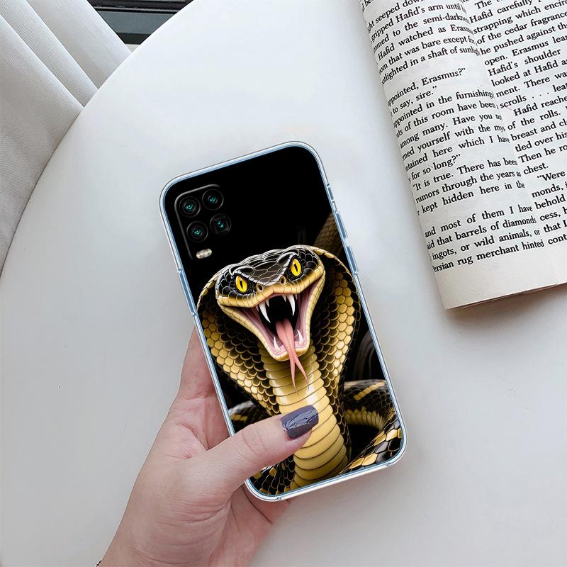 BH15 Cobra Snake Transparent Phone Case for Motorola Moto G40 G04 G05 One Ace Action Fusion + Plus Hyper Macro Vision Zoom