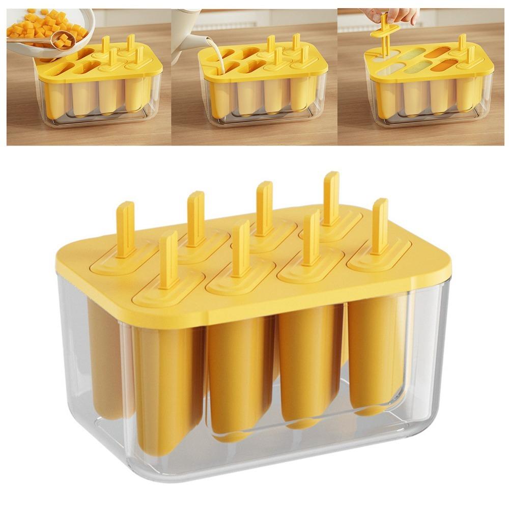 Easy Release Ice Cream Molds Food-grade PP Chocolate Molds Easy DIY Ice Cream Molds DIY