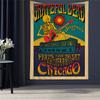 Die Grateful Dead Gedruckte Große Wandteppich Hängende Tarot Hippie Wandteppiche Schlafsaal Kunst Heimdekoration