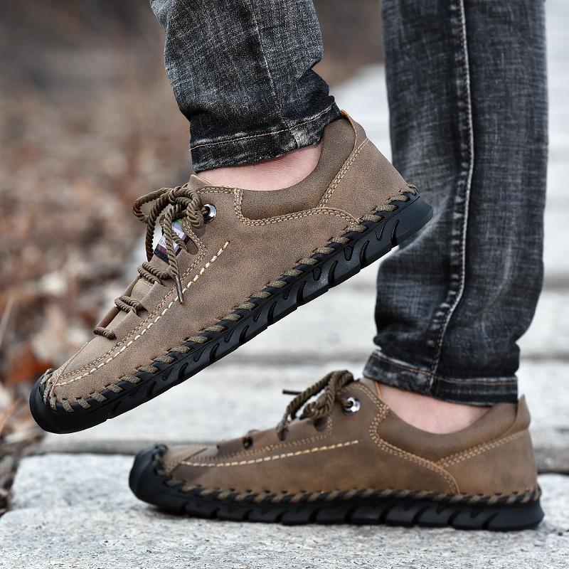 Мужская кожаная обувь ручной работы — фото 13