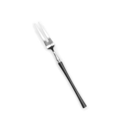 Belle Silber Schwarz Teegabel Besteck Dessert Tafelgeschirr