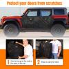 4pcs Door Storage Bag Front Rear Door Storage Bags Organizer Doors Protection Storage Bag for Ford Bronco 4 Doors 2025-2025