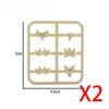 Military Building Blocks Solider Figures Weapons Camouflage Guns RPG Equipment Package Shields EOD M1919A4 Roadblock Mini Bricks