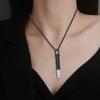 Breathing Necklace with Filter Cotton Quitting Smoking Meditation Pendant Wear Resist Quit Smoking Necklace Stop Smoking Aids