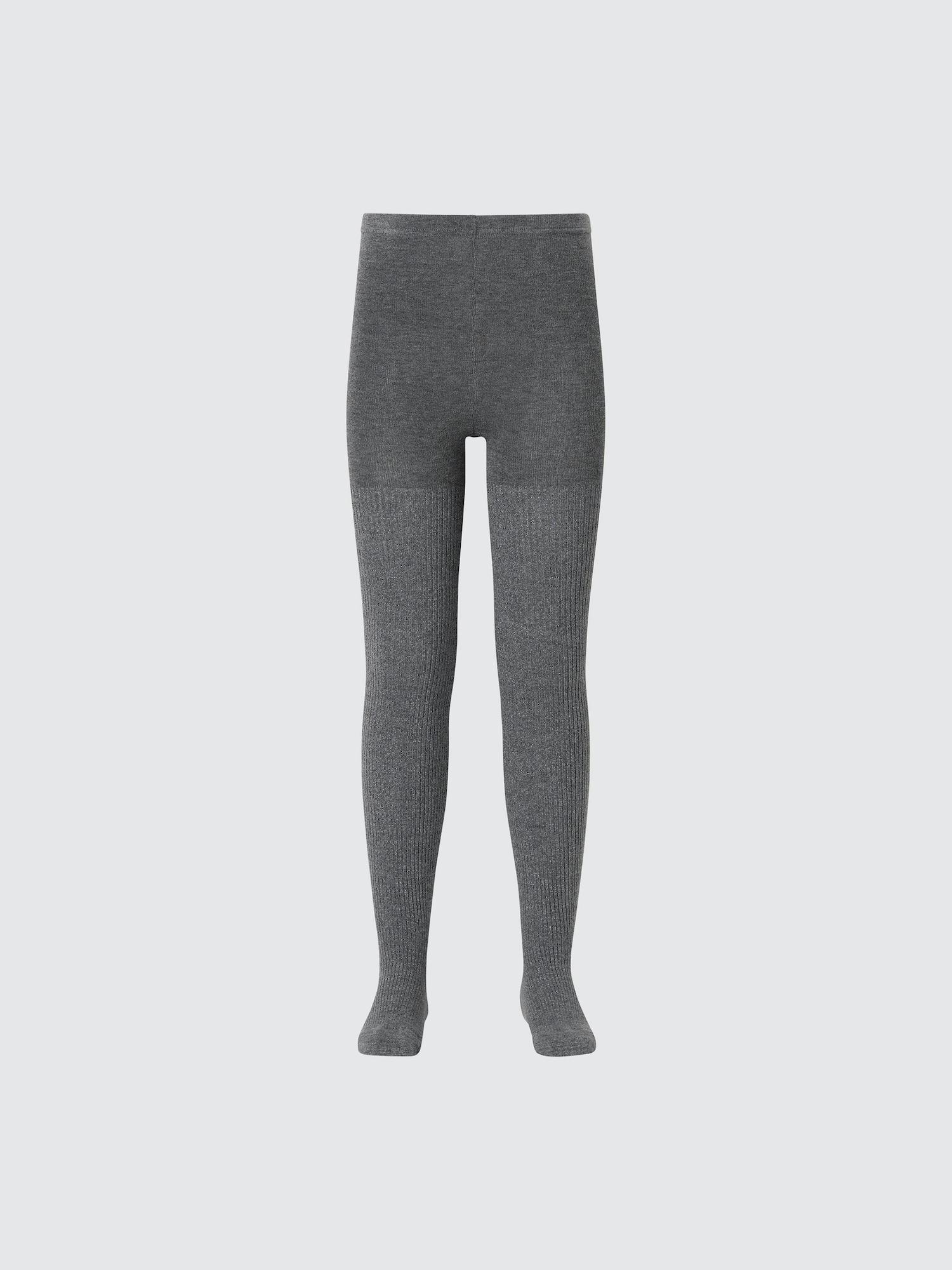 

Uniqlo Girls Heat Tech Tights Glitter 07 GRAY/KIDS 110