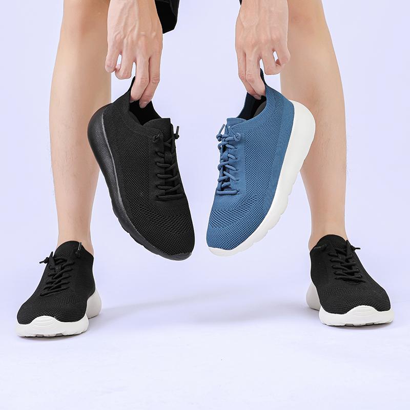 Men's Running Shoes Breathable Man Sports Sneakers Lace Up Comfort Casual Walking Shoes Athletic Training Footwear