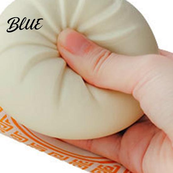 Langsam aufgehendes Brötchen Spielzeug Stressabbau Gedämpft mit Dampfgarer Simulation Gefüllt Chinesisches Fidget Quetsch Sensorisch Weich TPR