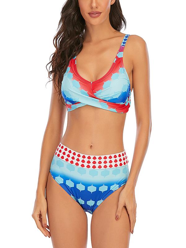 

Летний бикини пляжный женский однотонный сексуальный бикини двухсекционный купальник сплошной комплект бикини бразильский пляжный купальный костюм купальник 6XL синий