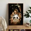 Star Wars Leinwand Dekoratives Gemälde Filmkunst Wandbild Retro Poster Moderne Heimwanddekoration Geschenk und Druck Ästhetik