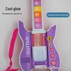 Grenzüberschreitende Kinder-Musikspielzeug-Gitarre mit Mikrofon - Früherziehungs-Musik-Puzzlespielzeug