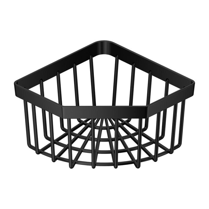 Kökstriangelformad avloppskorg Multifunktionell diskbänksförvaringsställ Väggmonterad avloppsställ Förvaringsställ för svamp och stålull