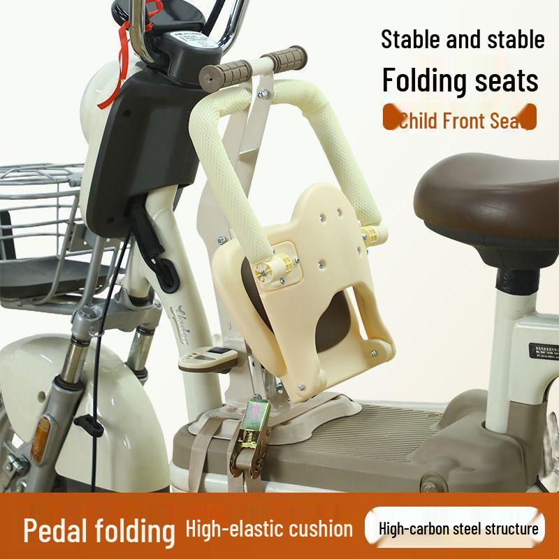 Front-Mounted Foldable Electric Vehicle Child Safety Seat