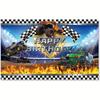 Monster Truck background, Happy Birthday background, wall decoration for birthday decoration photography