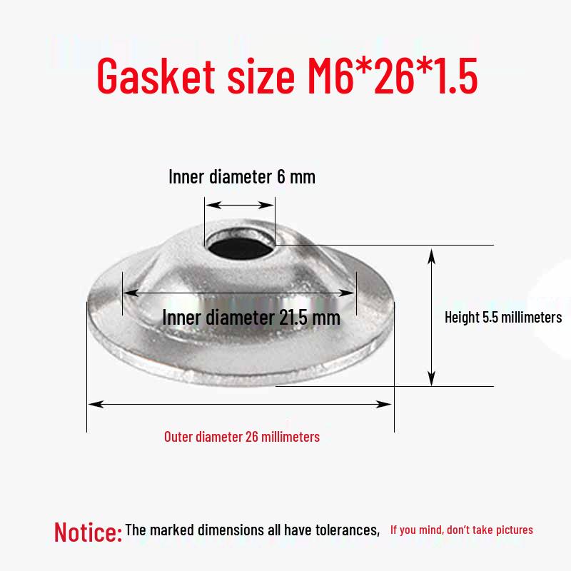 Stainless Steel Bowl-Shaped Adjustable Foot Washer for Pot Lids