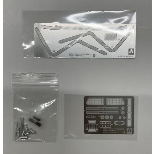 Aoshima Bunka Kyozai (AOSHIMA) Movie Mecha Back to the Future Time Machine Detail Up Parts, 1/24 Scale Plastic Model Parts