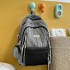 Schoolbag New High-value College Student Backpack High School Student Junior High School Student Large Capacity Cute Girl Schoolbag Lightweight
