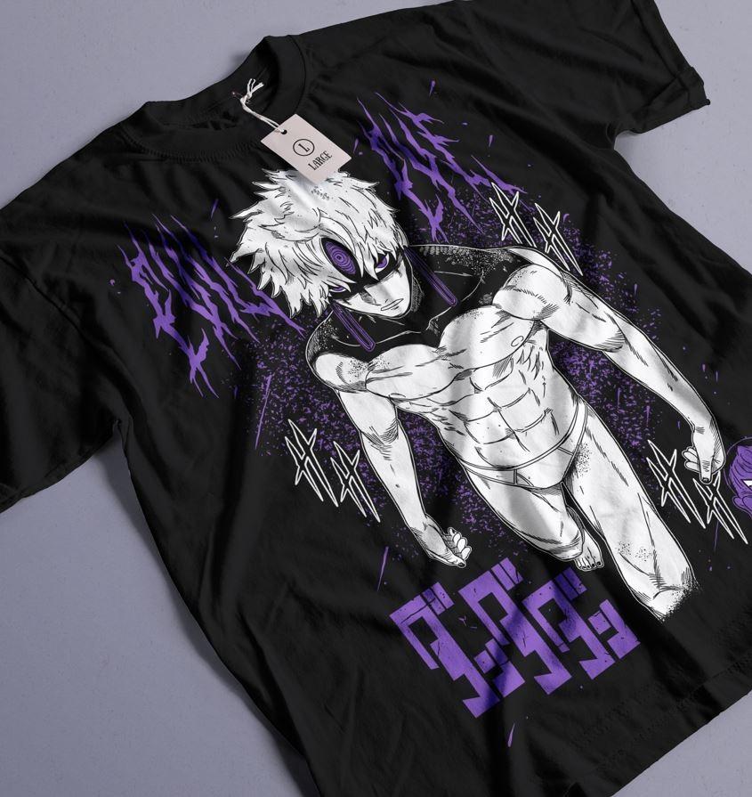 

Evil Eye Anime T-shirt Horror Manga Japanese Anime Girl Hallowen Shirt All Size M