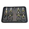 8PCS Mini Pliers Set Long Nose with Teeth Flat Jaw Round Curved Needle Diagonal Nose Wire End Cutting Cutter Tools
