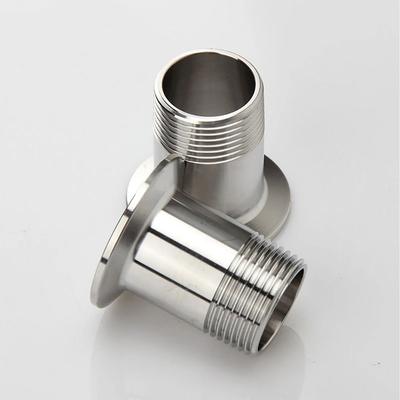 1 pièce Filetage BSPT Femelle/Mâle Serre-tube à bride en acier inoxydable SUS304 Sanitaire DN15-DN40 Raccord de tuyauterie 1/4" 3/8" 1/2" 3/4" 1" Adaptateur TriClamp
