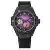 Tekken Collaboration Reina Watch Automatic 5 ATM Water Resistant Mineral Glass Purple Dial [AngelClover] TE44BKZ-RE Men's [Authentic]