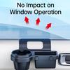 4-in-1 Car Cup Stand Phone Holder Mount Tray Side Door Window Storage Barrel Pocket Hanging Storage Rack with Auto Interior Accessories