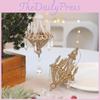 Elegant Acrylic Christmas Ornament With Gradient Crystal Design For Festive Decoration