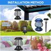 Solar Light Mosquito Outdoor Electric Shock Household Repellent Catching Tool