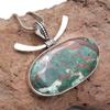 Chrysocolla Gemstone Handmade Women's Unisex Silver Jewelry Pendant 1.75
