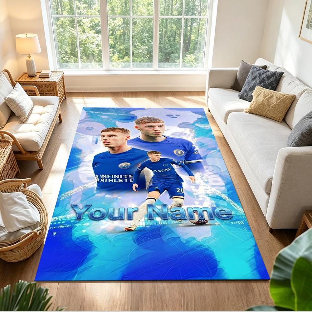 Chelsea Fc Football Player Customized Name Floor Mat Design for Study room Game Room Decorate room Dormitory Antislip Carpet Decorate Offices